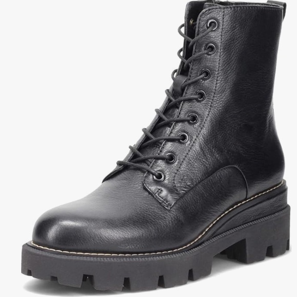 Sam Edelman Garret Womens Lugged Sole Ankle Combat Boots - Picture 6 of 6